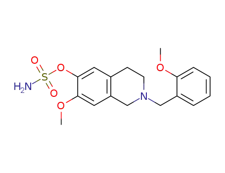 7-methoxy-2-(2-methoxybenzyl)-6-sulfamoyloxy-1,2,3,4-tetrahydroisoquinoline