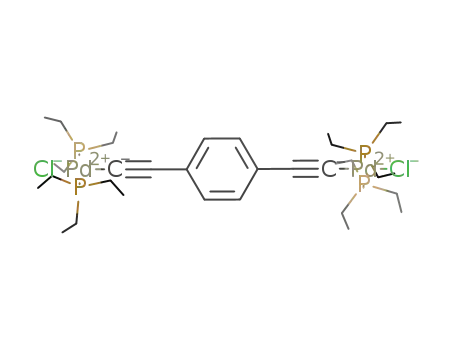 1,4-bis[trans-(ethynyl)Pd(PEt<sub>3</sub>)2(Cl)]benzene