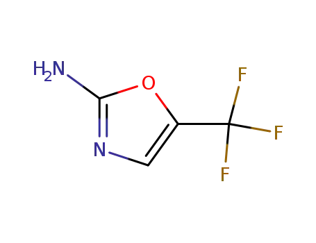 Molecular Structure of 714972-00-6 (2-Amino-5-(trifluoromethyl)oxazole)