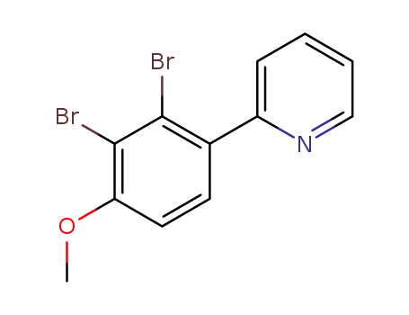 2-(2,3-dibromo-4-methoxyphenyl)pyridine
