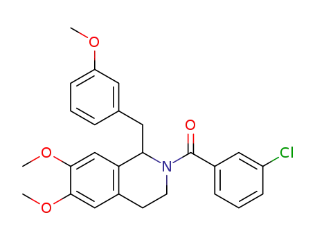((3-chlorophenyl)(6,7-dimethoxy-1-(3-methoxybenzyl)-3,4-dihydroisoquinolin-2(1H)-yl)methanone)