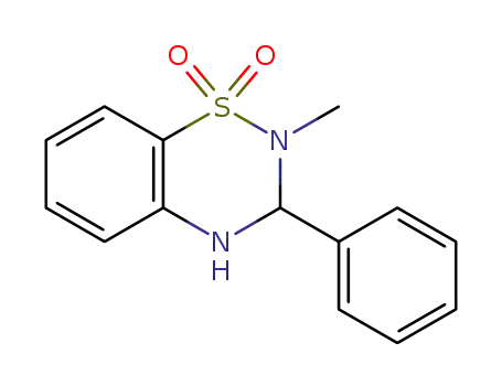 2-methyl-3-phenyl-3,4-dihydro-(2H)-1,2,4-benzothiadiazine 1,1-dioxide