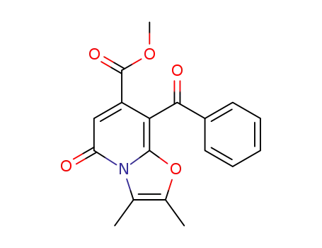 methyl 8-benzoyl-2,3-dimethyl-5-oxo-5H-[1,3]oxazolo[3,2-a]pyridine-7-carboxylate