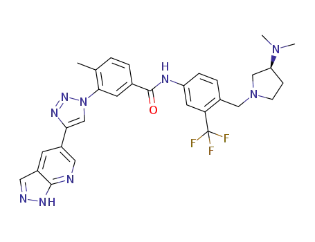 C<sub>30</sub>H<sub>30</sub>F<sub>3</sub>N<sub>9</sub>O