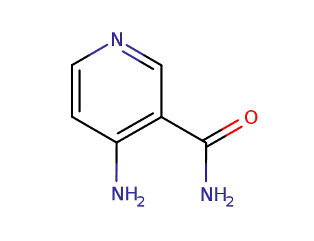 Molecular Structure of 7418-66-8 (4-AMINO-3-PYRIDINECARBOXAMIDE)