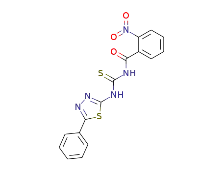 N-(o-nitrobenzoyl)-N'-(5-phenyl-1,3,4-thiadiazol-2-yl)thiourea