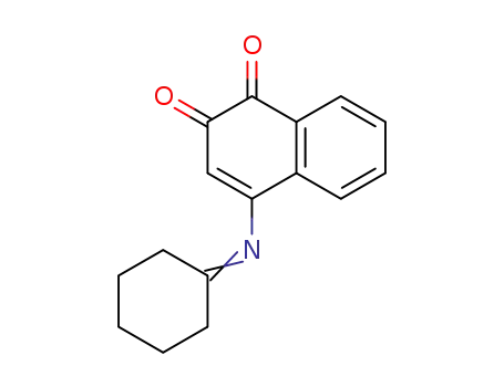 Molecular Structure of 1386994-27-9 (4-(cyclohexylideneamino)naphthalene-1,2-dione)