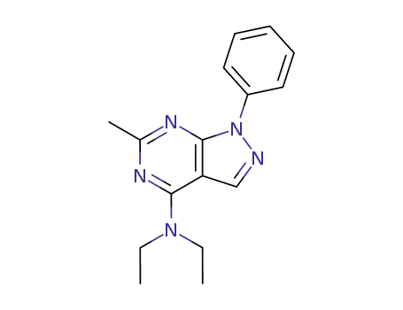 N,N-diethyl-6-methyl-1-phenyl-1H-pyrazolo[3,4-d]pyrimidin-4-amine
