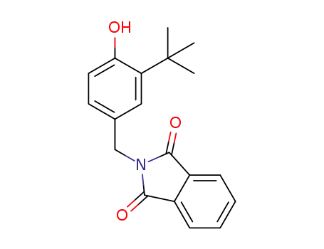 Molecular Structure of 1415649-76-1 (N-[3-(tert-butyl)-4-hydroxybenzyl]phthalimide)