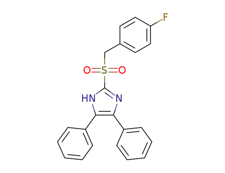 2-(4-fluorobenzylsulfonyl)-4,5-diphenyl-1H-imidazole