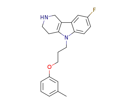8-fluoro-5-(3-(m-tolyloxy)propyl)-2,3,4,5-tetrahydro-1H-pyrido[4,3-b]indole