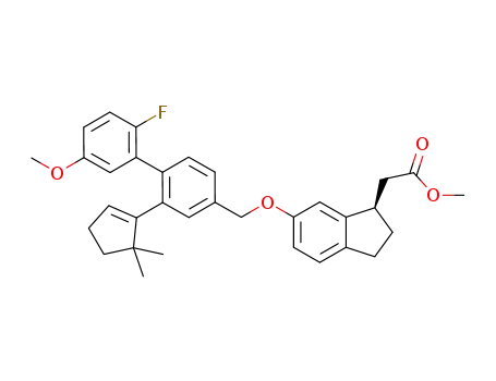 C<sub>33</sub>H<sub>35</sub>FO<sub>4</sub>