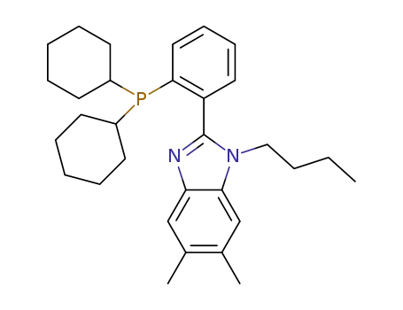 1-butyl-2-(2-(dicyclohexylphosphino)phenyl)-5,6-dimethyl-1H-benzo[d]imidazole