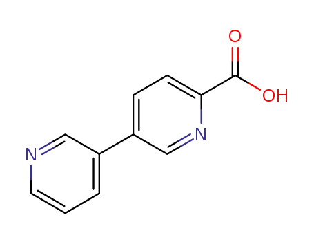 Molecular Structure of 1214339-84-0 (3,3'-bipyridine-6-carboxylic acid)