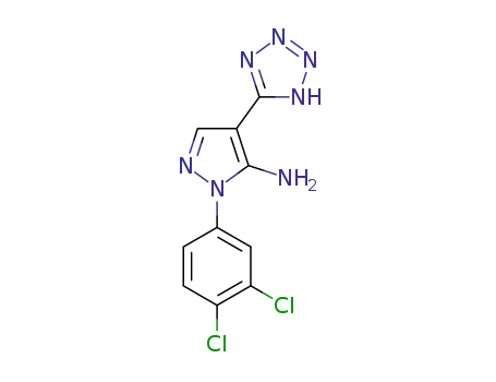 5-[5-amino-1-(3′,4′-dichlorophenyl)-1H-pyrazole-4-yl]-1H-tetrazole