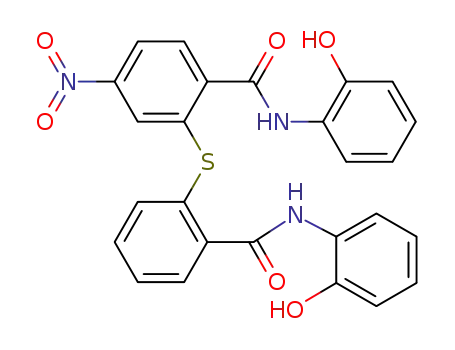 N,N'-bis(2-hydroxyphenyl)-4-nitro-2,2'-thiodibenzamide