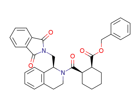 benzyl-(1S,2R)-2-[(1S)-1-[(1,3-dioxo-2,3-dihydro-1H-isoindol-2-yl)methyl]-1,2,3,4-tetrahydroisoquinoline-2-carbonyl]cyclohexane-1-carboxylate