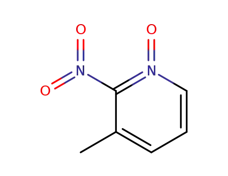 Molecular Structure of 100047-38-9 (3-methyl-2-nitro-pyridine-1-oxide)