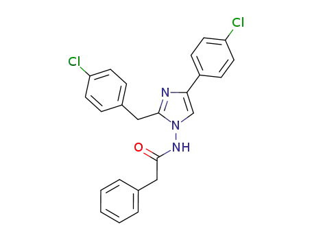 N-[2-(4-chlorobenzyl)-4-(4-chlorophenyl)-1H-imidazol-1-yl]-2-phenylacetamide