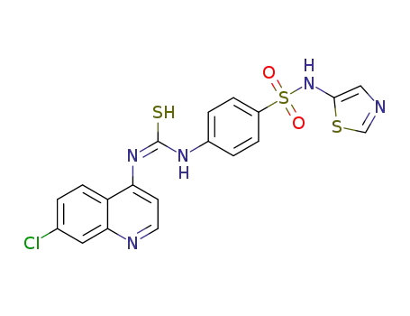 C<sub>19</sub>H<sub>14</sub>ClN<sub>5</sub>O<sub>2</sub>S<sub>3</sub>
