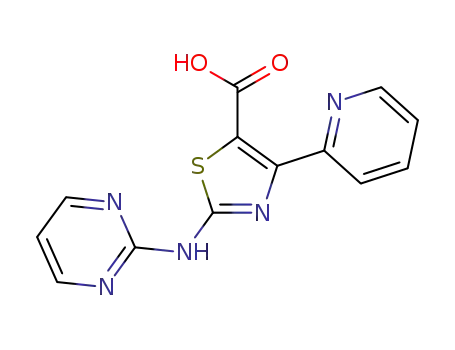 4-(pyridin-2-yl)-2-(pyrimidin-2-ylamino)thiazole-5-carboxylic acid