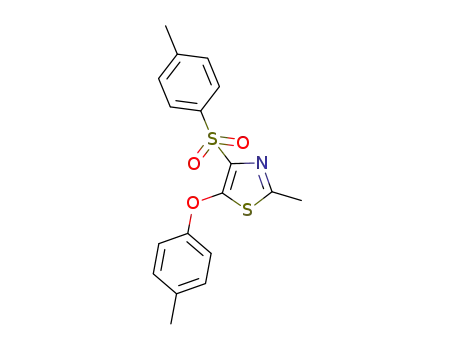 2-methyl-5-p-tolyloxy-4-tosyl-1,3-thiazole