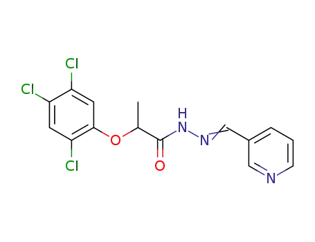 2-(2,4,5-trichlorophenoxy)-N'-((pyridin-3-yl)methylene)propanehydrazide