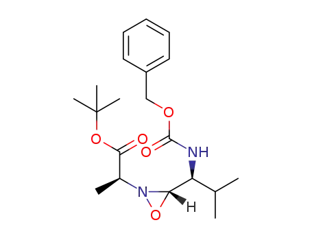 (S)-tert-butyl 2-((S)-3-((S)-1-(((benzyloxy)carbonyl)amino)-2-methylpropyl)-1,2-oxaziridin-2-yl)propanoate