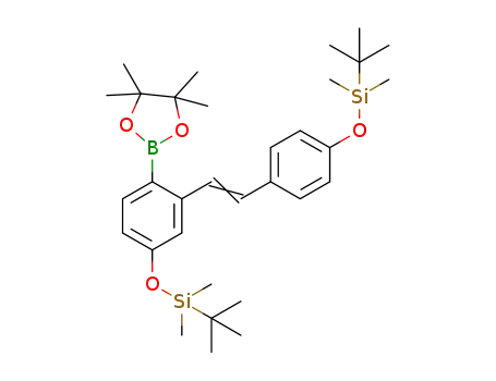 C<sub>32</sub>H<sub>51</sub>BO<sub>4</sub>Si<sub>2</sub>