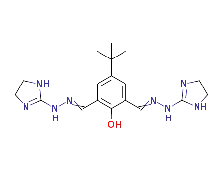 2,6-diformyl-4-tert-butylphenol bis(2-imidazolin-2-ylhydrazone)