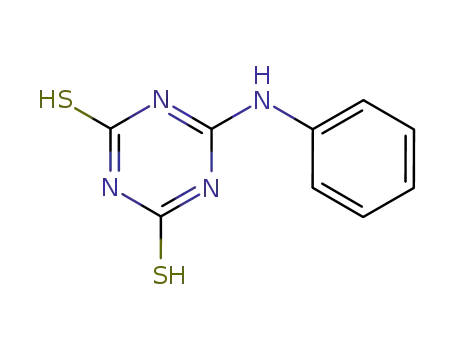 Molecular Structure of 13733-91-0 (2-ANILINO-4,6-DIMERCAPTO-1,3,5-TRIAZINE)
