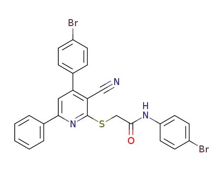 N-(4-bromophenyl)-2-{[4-(4-bromophenyl)-3-cyano-6-phenyl-2-pyridinyl]sulfanyl}acetamide