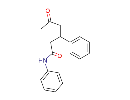 5-oxo-N,3-diphenylhexanamide