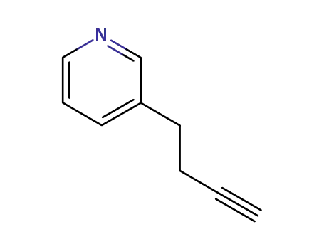 Molecular Structure of 147918-36-3 (Pyridine, 3-(3-butynyl)- (9CI))