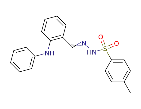 Molecular Structure of 79365-00-7 (4-methyl-N'-(2-(phenylamino)benzylidene)benzenesulfonohydrazide)