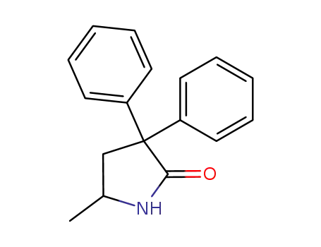 5-methyl-3,3-diphenyl-pyrrolidin-2-one