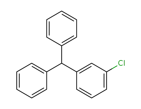 Molecular Structure of 85554-26-3 (Benzene, 1-chloro-3-(diphenylmethyl)-)