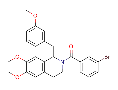 ((3-bromophenyl)(6,7-dimethoxy-1-(3-methoxybenzyl)-3,4-dihydroisoquinolin-2(1H)-yl)methanone)