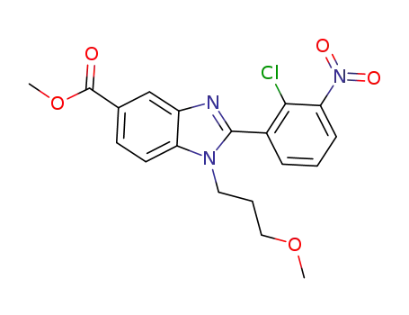 methyl 2-(2-chloro-3-nitrophenyl)-1-(3-methoxypropyl)-1H-benzo[d]imidazole-5-carboxylate