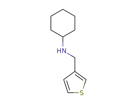 Molecular Structure of 892592-33-5 (N-(thiophen-3-ylmethyl)cyclohexanamine)