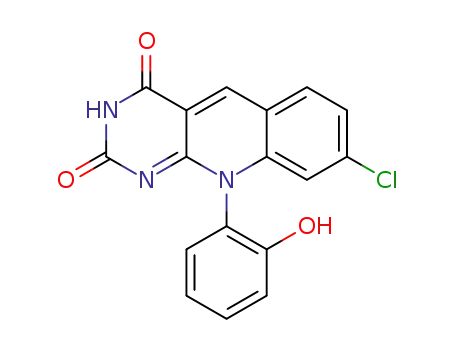 8-chloro-10-(2-hydroxyphenyl)pyrimido[4,5-b]quinoline-2,4-dione