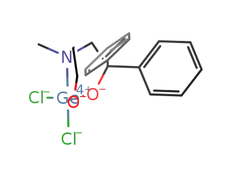 [GeCl<sub>2</sub>(CH<sub>3</sub>N(CH<sub>2</sub>CH<sub>2</sub>O)CH<sub>2</sub>C(C<sub>6</sub>H<sub>5</sub>)2O)]