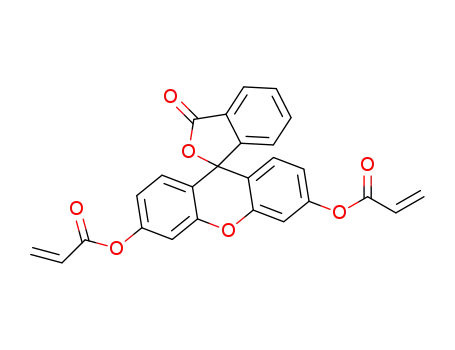 Molecular Structure of 7262-39-7 (FLUORESCEIN O O'-DIACRYLATE  98)