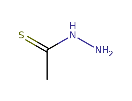 Molecular Structure of 62543-18-4 (Ethanethioic acid, hydrazide)