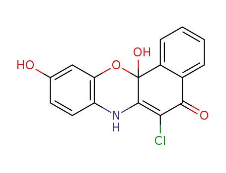 6-chloro-10,12a-dihydroxy-7H,12aH-benzo[c]phenoxazin-5-one