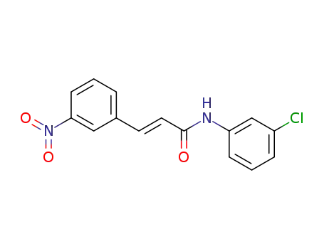 Molecular Structure of 109567-63-7 (N-(3-CHLOROPHENYL)-3-(3-NITROPHENYL)ACRYLAMIDE)