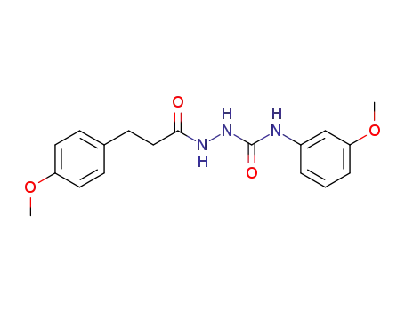 N-(3-methoxyphenyl)-2-(3-(4-methoxyphenyl)propanoyl)hydrazinecarboxamide