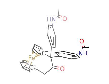 1-bis(p-acetamidophenyl)-1-phenyl-2-oxo[4]ferrocenophane