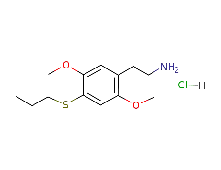 Molecular Structure of 850140-15-7 (2,5-DIMETHOXY-4-(PROPYLTHIO)BENZENEETHANAMINE, YDROCHLORIDE)