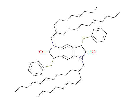 1,5-bis(2-octyldodecyl)-3,7-bis-phenylsulfanyl-5,7-dihydro-1H,3H-pyrrolo[2,3-f]ondol-2,6-dione